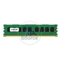 Crucial CT12872BA1067.9SFD - 1GB DDR3 PC3-8500 ECC Unbuffered Memory
