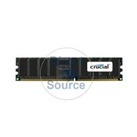 Crucial CT12872Y265S.36LS - 1GB DDR PC-2100 ECC Registered Memory