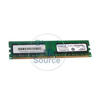 Crucial CT25664AA667.16FA - 2GB DDR2 PC2-5300 Non-ECC Unbuffered 240-Pins Memory