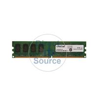 Crucial CT25664AA800 - 2GB DDR2 PC2-6400 Non-ECC Unbuffered Memory