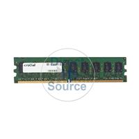 Crucial CT25672AA667 - 2GB DDR2 PC2-5300 ECC Unbuffered 240-Pins Memory