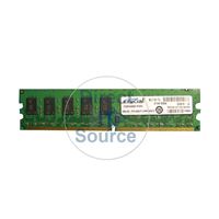 Crucial CT25672AA667.M18FE - 2GB DDR2 PC2-5300 ECC Unbuffered 240-Pins Memory