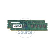 Crucial CT2KIT102464BA1339 - 16GB 2x8GB DDR3 PC3-10600 Non-ECC Unbuffered 240-Pins Memory