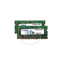 Crucial CT2KIT12864AC53E - 2GB 2x1GB DDR2 PC2-4200 Non-ECC Unbuffered 200-Pins Memory