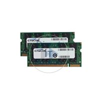 Crucial CT2KIT12864BC1339 - 2GB 2x1GB DDR3 PC3-10600 204-Pins Memory