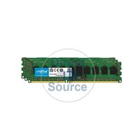 Crucial CT3K8G3ERSLS4160B - 24GB 3x8GB DDR3 PC3-12800 ECC Registered 240-Pins Memory