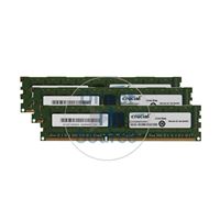 Crucial CT3KIT51272BA1067 - 12GB 3x4GB DDR3 PC3-8500 ECC Unbuffered 240-Pins Memory