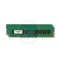 Crucial CT4K16G4DFD8266 - 64GB 4x16GB DDR4 PC4-21300 Non-ECC Unbuffered 288-Pins Memory