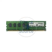 Crucial CT51264BA160B.M16FKD - 4GB DDR3 PC3-12800 Non-ECC Unbuffered 240-Pins Memory