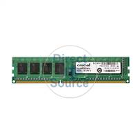 Crucial CT51264BA160BJ.M8FDD - 4GB DDR3 PC3-12800 Non-ECC Unbuffered 240-Pins Memory