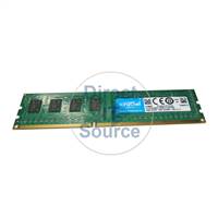 Crucial CT51264BD160B.C16FPR2 - 4GB DDR3 PC3-12800 Non-ECC Unbuffered 240-Pins Memory