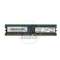 Crucial CT51272AB53E - 4GB DDR2 PC2-4200 ECC Registered Memory