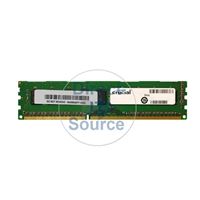 Crucial CT51272BD1339.18FKD - 4GB DDR3 PC3-10600 ECC Unbuffered 240-Pins Memory