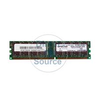 Crucial CT6464Z265 - 512MB DDR PC-2100 Non-ECC Unbuffered 184-Pins Memory