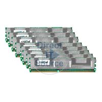 Crucial CT8KIT102472AF667 - 64GB 8x8GB DDR2 PC2-5300 ECC Fully Buffered 240-Pins Memory