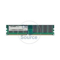 Elpida EBD25UC8AJFA-6B - 256MB DDR PC-2700 Non-ECC Unbuffered 184-Pins Memory
