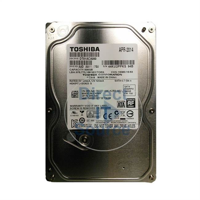 Dell HDKPC01D0A03 - 500GB SATA 3.5" Hard Drive