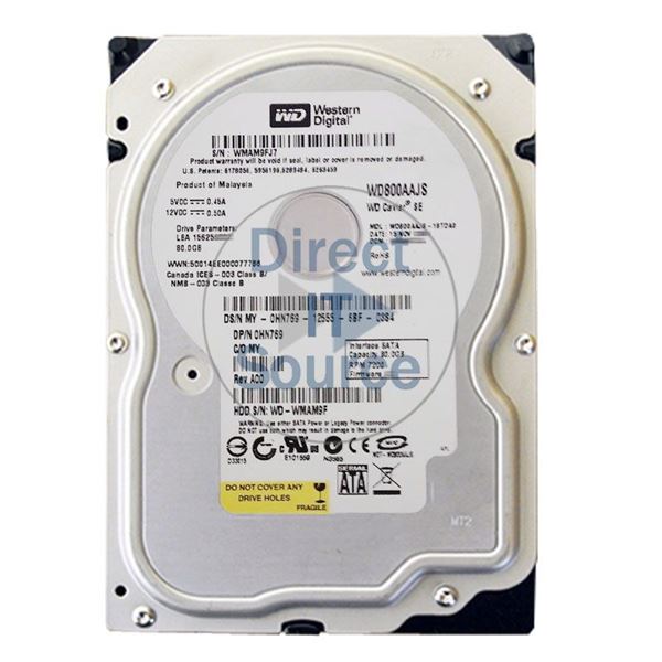 Dell HN769 - 80GB 7.2K SATA 3.0Gbps 3.5" Hard Drive