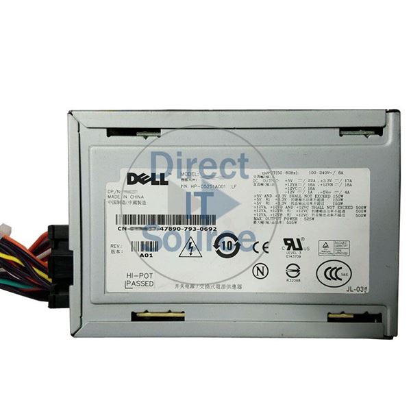 Dell HP-D5251A001 - 525W Power Supply For Precision T3400