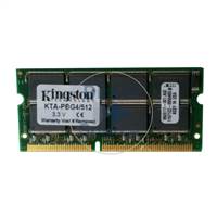 Kingston KTA-PBG4/512 - 512MB SDRAM PC-133 Non-ECC Unbuffered 144-Pins Memory