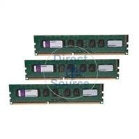 Kingston KTD-PE313EK3/6G - 6GB 3x2GB DDR3 PC3-10600 ECC Unbuffered 240-Pins Memory