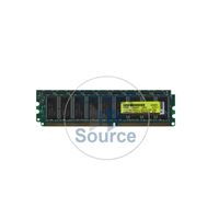Kingston KTD-WS360/1G - 1GB 2x512MB DDR PC-2700 ECC 184-Pins Memory