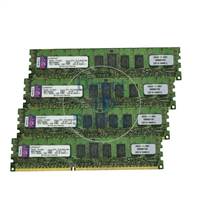 Kingston KTH-PL313SK4/16G - 16GB 4x4GB DDR3 PC3-10600 ECC Registered 240-Pins Memory