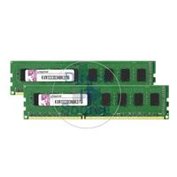 Kingston KVR1333D3N8K2/1G - 1GB 2x512MB DDR3 PC3-10600 Non-ECC Unbuffered Memory