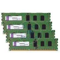Kingston KVR13LR9S4K4/16 - 16GB 4x4GB DDR3 PC3-10600 ECC Registered 240Pins Memory
