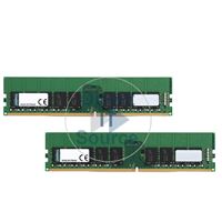Kingston KVR21E15D8K2/32I - 32GB 2x16GB DDR4 PC4-17000 ECC Unbuffered 288-Pins Memory