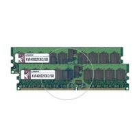 Kingston KVR400D2R3K2/1GD - 1GB 2x512MB DDR2 PC2-3200 ECC Registered Memory