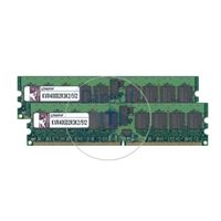 Kingston KVR400D2R3K2/512 - 512MB 2x256MB DDR2 PC2-3200 ECC Registered Memory