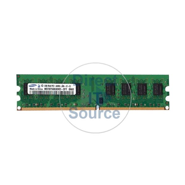 Samsung M378T5663EH3-CF7 - 2GB DDR2 PC2-6400 NON-ECC UNBUFFERED 240 Pins Memory