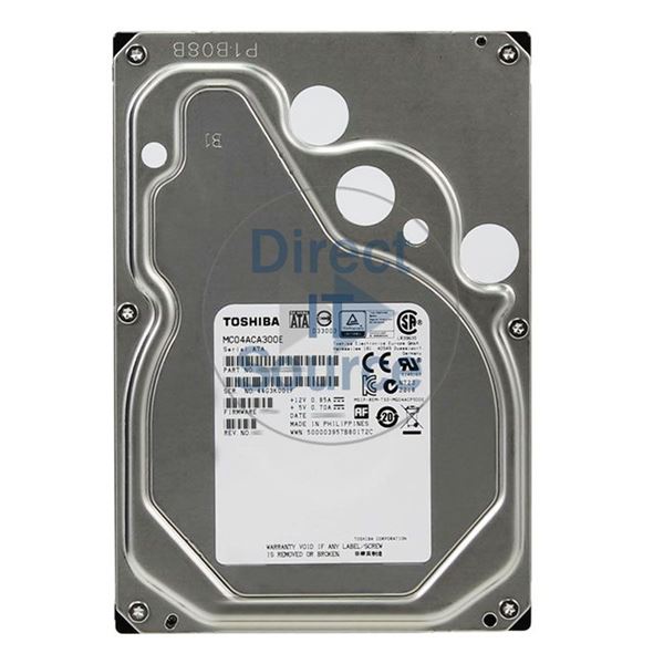 Toshiba MC04ACA300E - 3TB 7.2K SATA 6.0Gbps 3.5" 128MB Cache Hard Drive