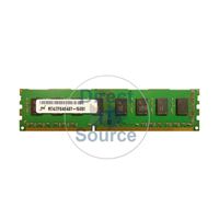 Micron MT4JTF6464AY-1G0B1 - 512MB DDR3 PC3-8500 Non-ECC Unbuffered 240-Pins Memory