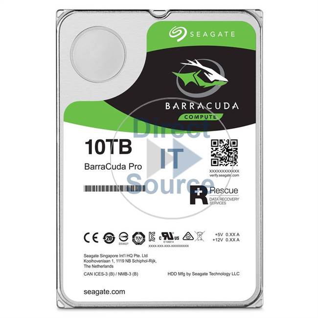 Seagate ST10000DMA004 - BarraCuda Pro 10TB 7200RPM 3.5Inch SATA 6GBPS  Hard Drive
