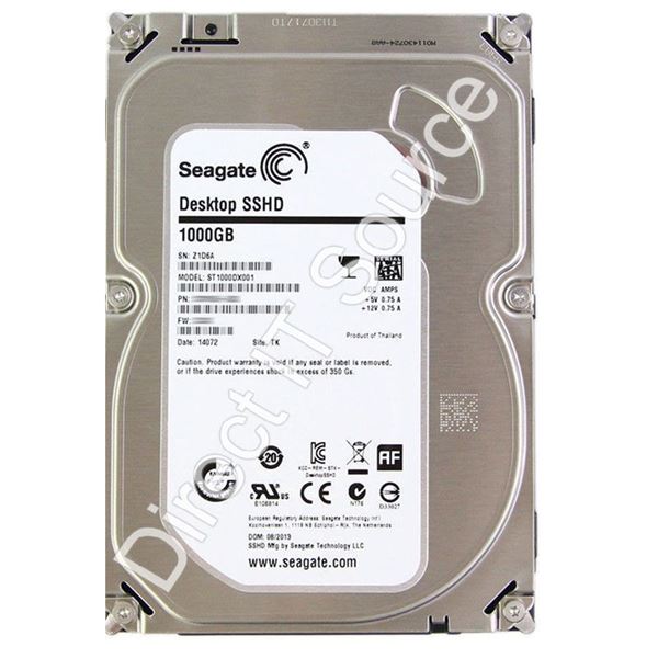 Seagate ST1000DX001 - 1TB 7.2K SATA 6.0Gbps 3.5" 64MB Cache Hard Drive