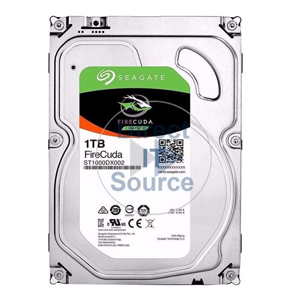 Seagate ST1000DX002 - 1TB 7.2K SATA 6.0Gbps 3.5" 64MB  Cache Hard Drive