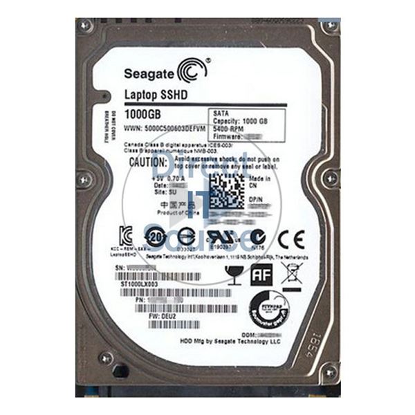 Seagate ST1000LX003 - 1TB 5.4K SATA 2.5" 64MB Cache Hard Drive