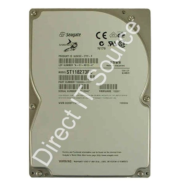 Seagate ST118273FC - 18.2GB 7.2K 40-PIN Fibre Channel 3.5" 1MB Cache Hard Drive