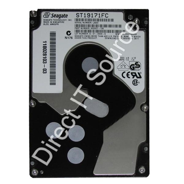 Seagate ST19171FC - 9.1GB 7.2K 40-PIN Fibre Channel 3.5" 1MB Cache Hard Drive