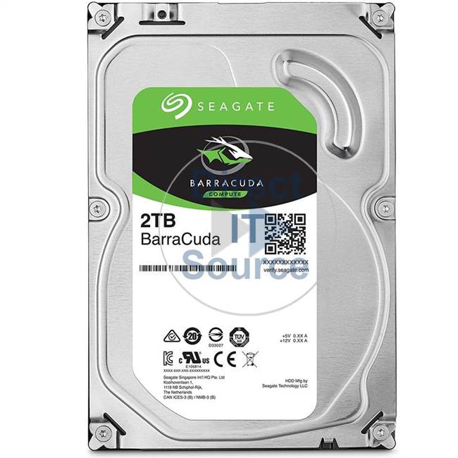 Seagate ST2000DM007 - BARRACUDA COMPUTE 2TB 7200RPM 3.5Inch SATA 6GBPS 64MB Hard Drive