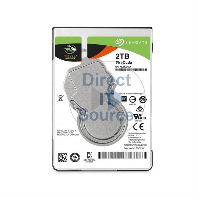 Seagate ST2000LXB01 - FireCuda 2TB 5400RPM 2.5Inch SATA 6GBPS 128MB Hard Drive