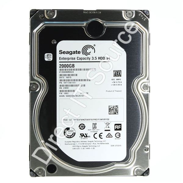 Seagate ST2000NM0024 - 2TB 7.2K SATA 6.0Gbps 3.5" 128MB Cache Hard Drive