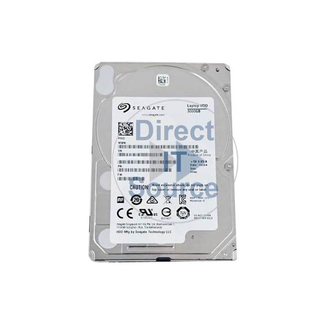 Seagate ST3000LM015 - Laptop 3TB 5400RPM 2.5Inch SATA 6GBPS 128MB Hard Drive