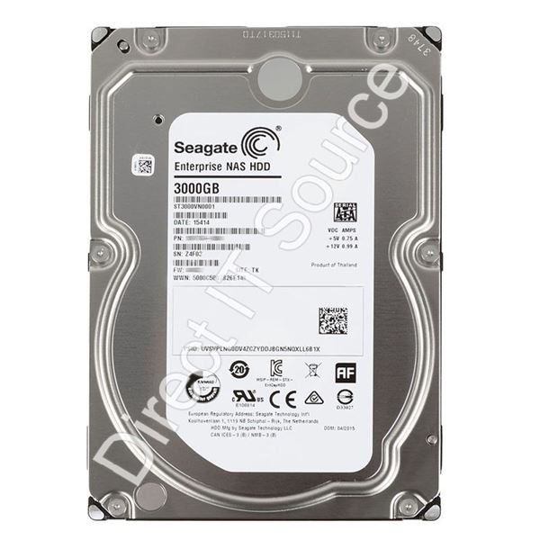Seagate ST3000VN0001 - 3TB 7.2K SATA 6.0Gbps 3.5" 128MB Cache Hard Drive