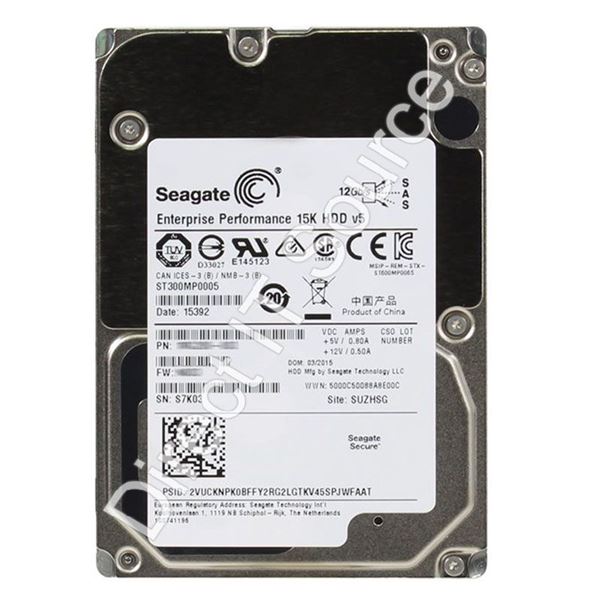 Seagate ST300MP0005 - 300GB 15K SAS 12.0Gbps  2.5" 128MB Cache Hard Drive