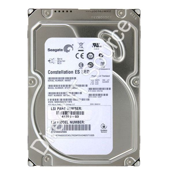 Seagate ST31000425SS - 1TB 7.2K SAS 6.0Gbps 3.5" 16MB Cache Hard Drive