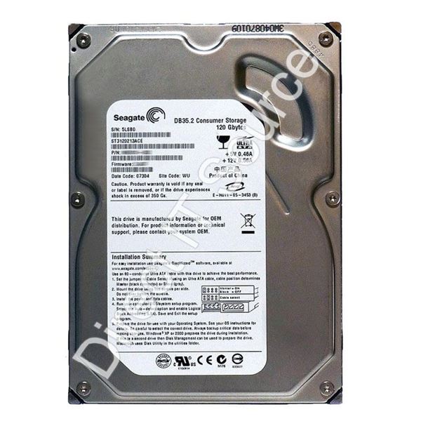 Seagate ST3120213ACE - 120GB 7.2K Ultra-ATA/100 3.5" 2MB Cache Hard Drive