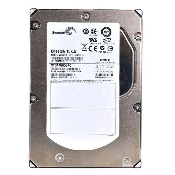 Seagate ST3146855FC - 146.8GB 15K 40-PIN Fibre Channel 4.0Gbps 3.5" 16MB Cache Hard Drive